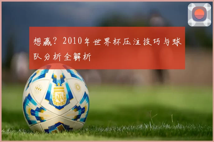 想赢？2010年世界杯压注技巧与球队分析全解析